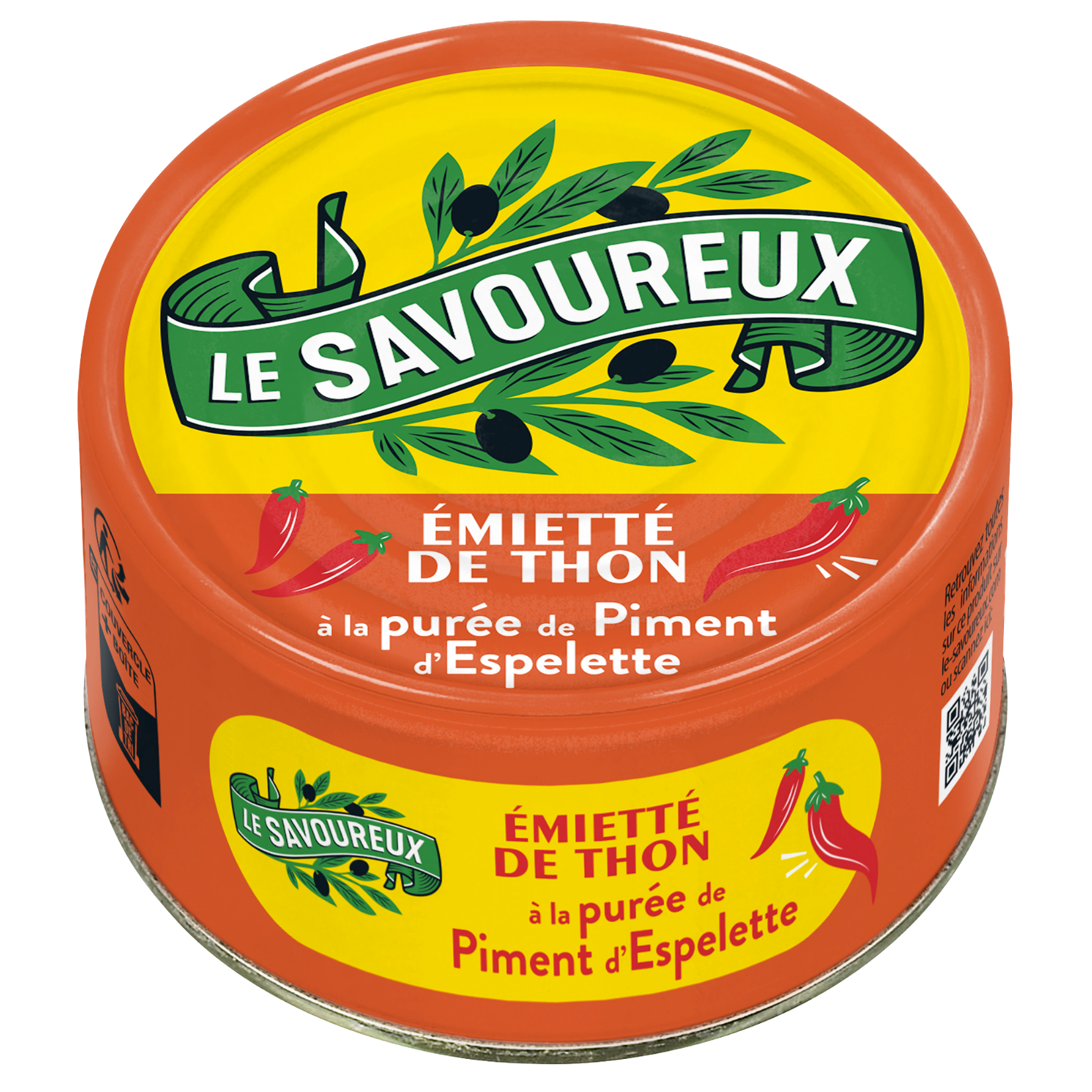 Emietté de thon à la purée de piment d&rsquo;Espelette