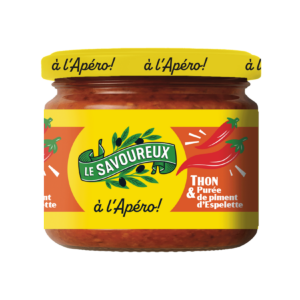 Tartinade de thon et purée de piment d&rsquo;Espelette
